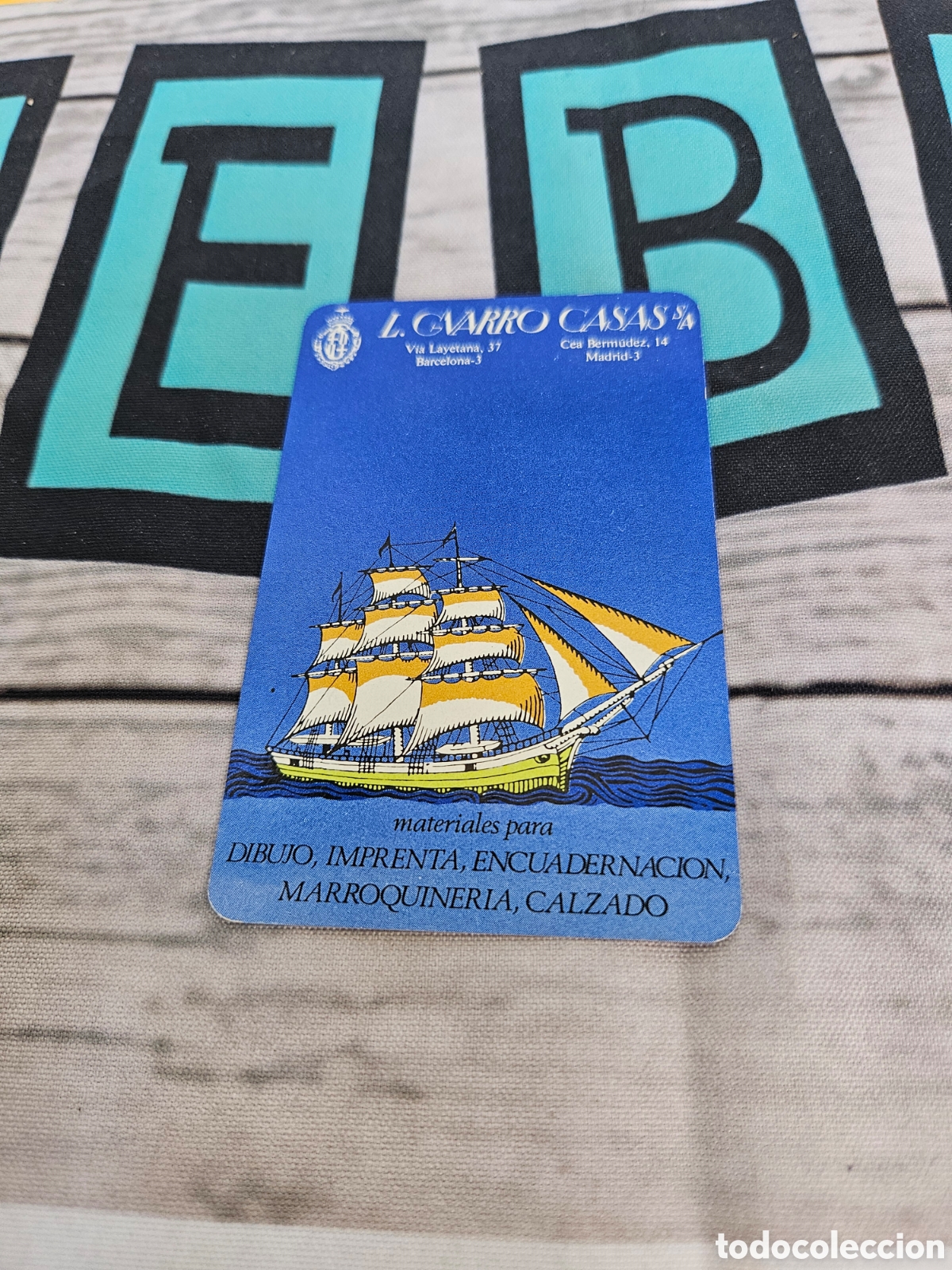 Collectionnisme Calendriers: CALENDARIO FOURNIER EMPRESA L. GVARRO CASAS. 1977