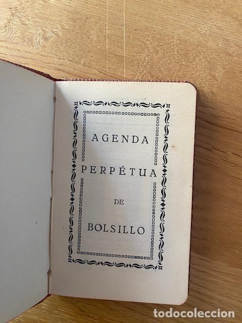 Coleccionismo calendarios: AGENDA PERPETUA CALENDARIO DE BOLSILLO , 11 X7 CMS.