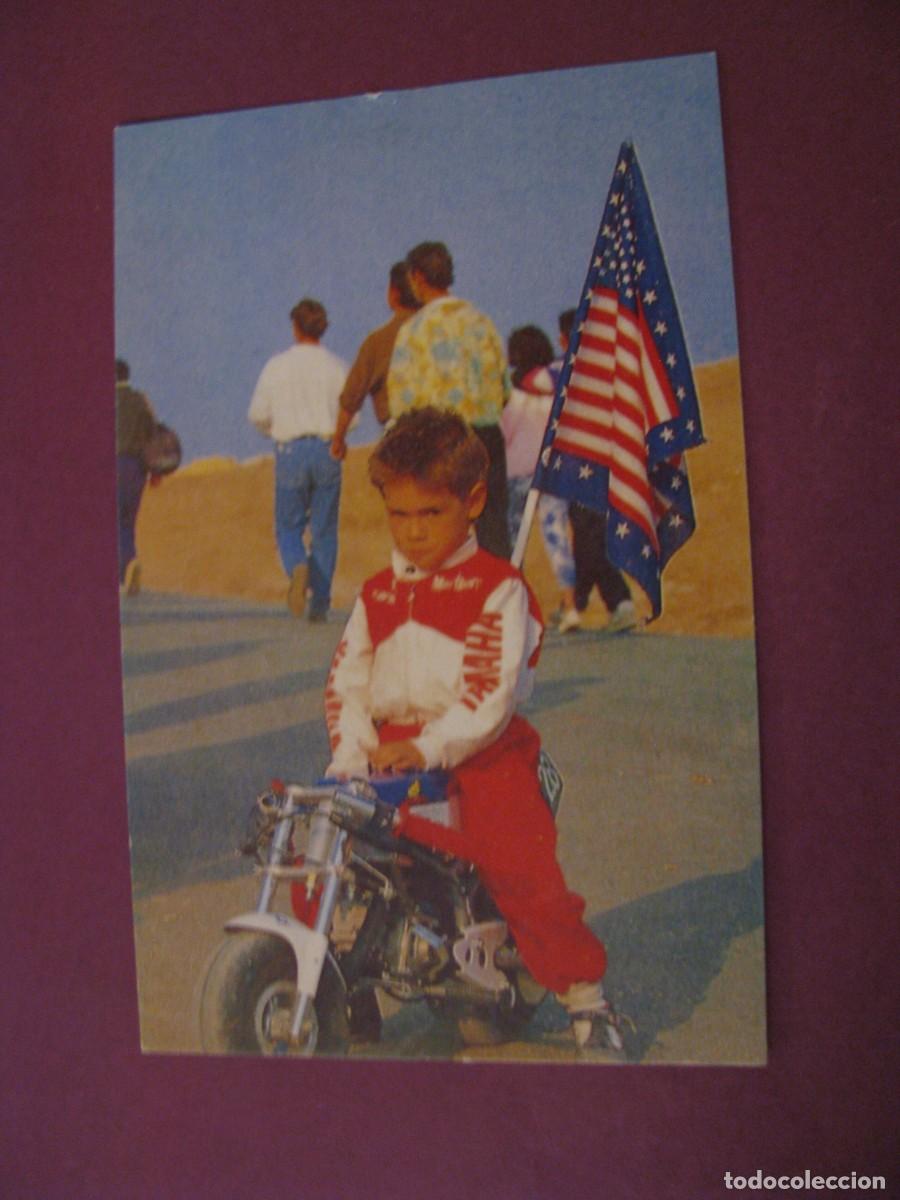 Coleccionismo calendarios: CALENDARIO BOLSILLO 1993. MOTO INFANTIL YAMAHA. RIFA PING&Uuml;INOS 93