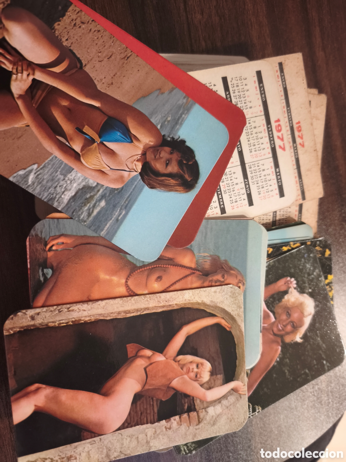 Coleccionismo calendarios: Lote 100 calendarios chicas a&ntilde;os 70