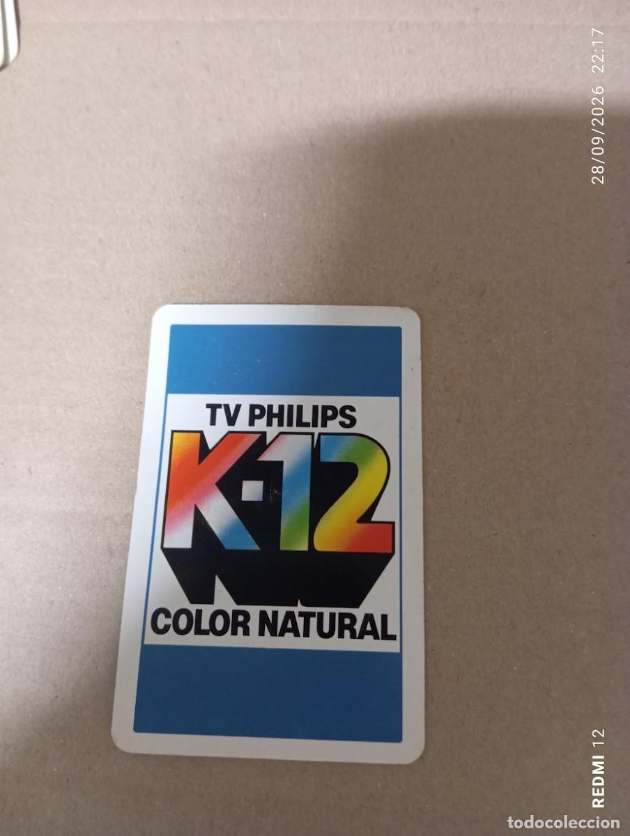 Coleccionismo calendarios: CALENDARIO TV PHILIPS K - 12 FOURNIER 1980