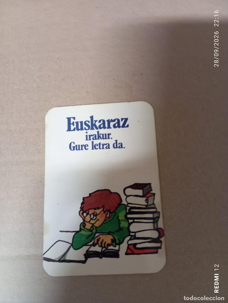 Coleccionismo calendarios: CALENDARIO EUSKARAZ IRAKUR GURE LETRA DA 1983