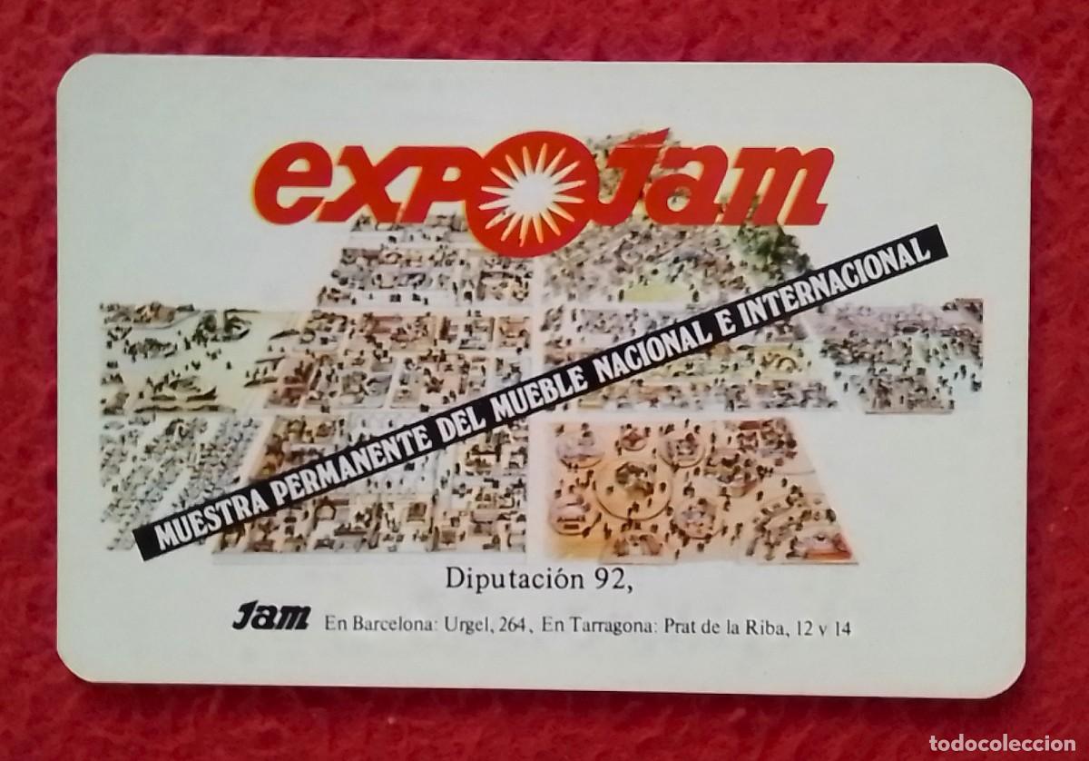 Coleccionismo calendarios: ANTIGUO CALENDARIO DE BOLSILLO CALENDAR A&Ntilde;O 1979 EXPO JAM EN BARCELONA MUESTRA DEL MUEBLE NACIONAL..