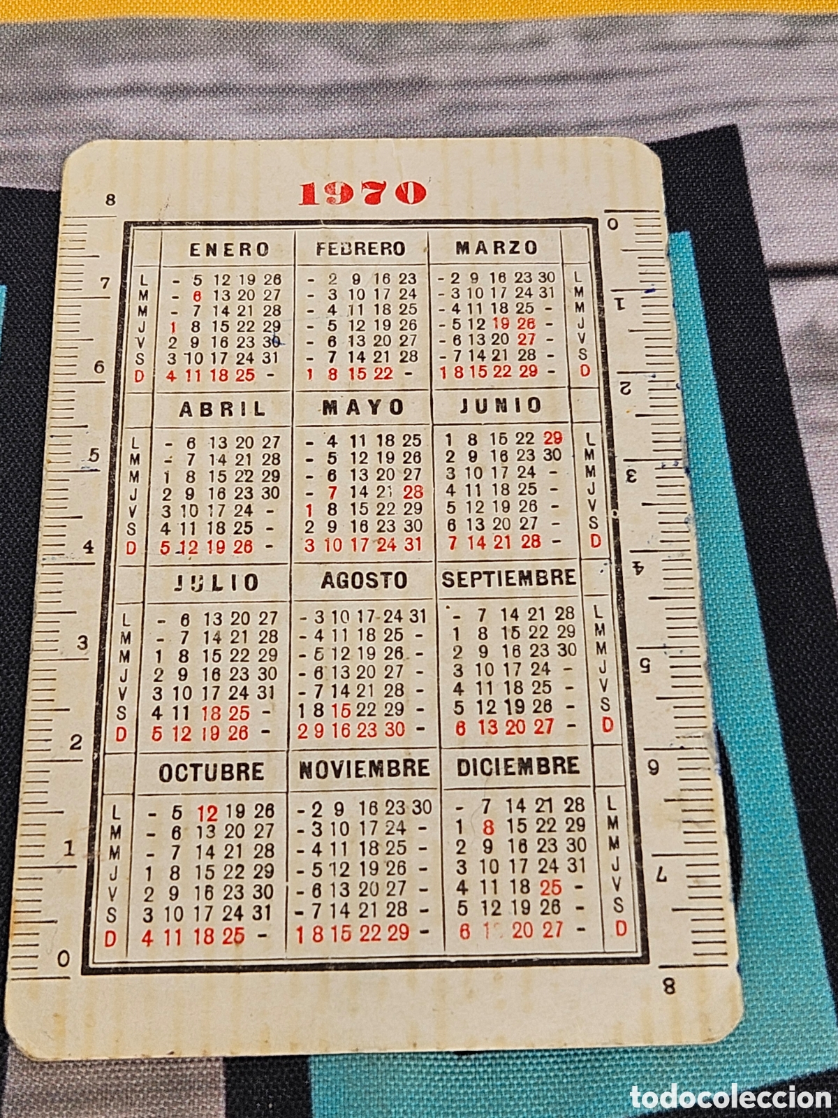 Coleccionismo calendarios: CALENDARIO EMPRESA GERARDO. 1970 - Foto 3