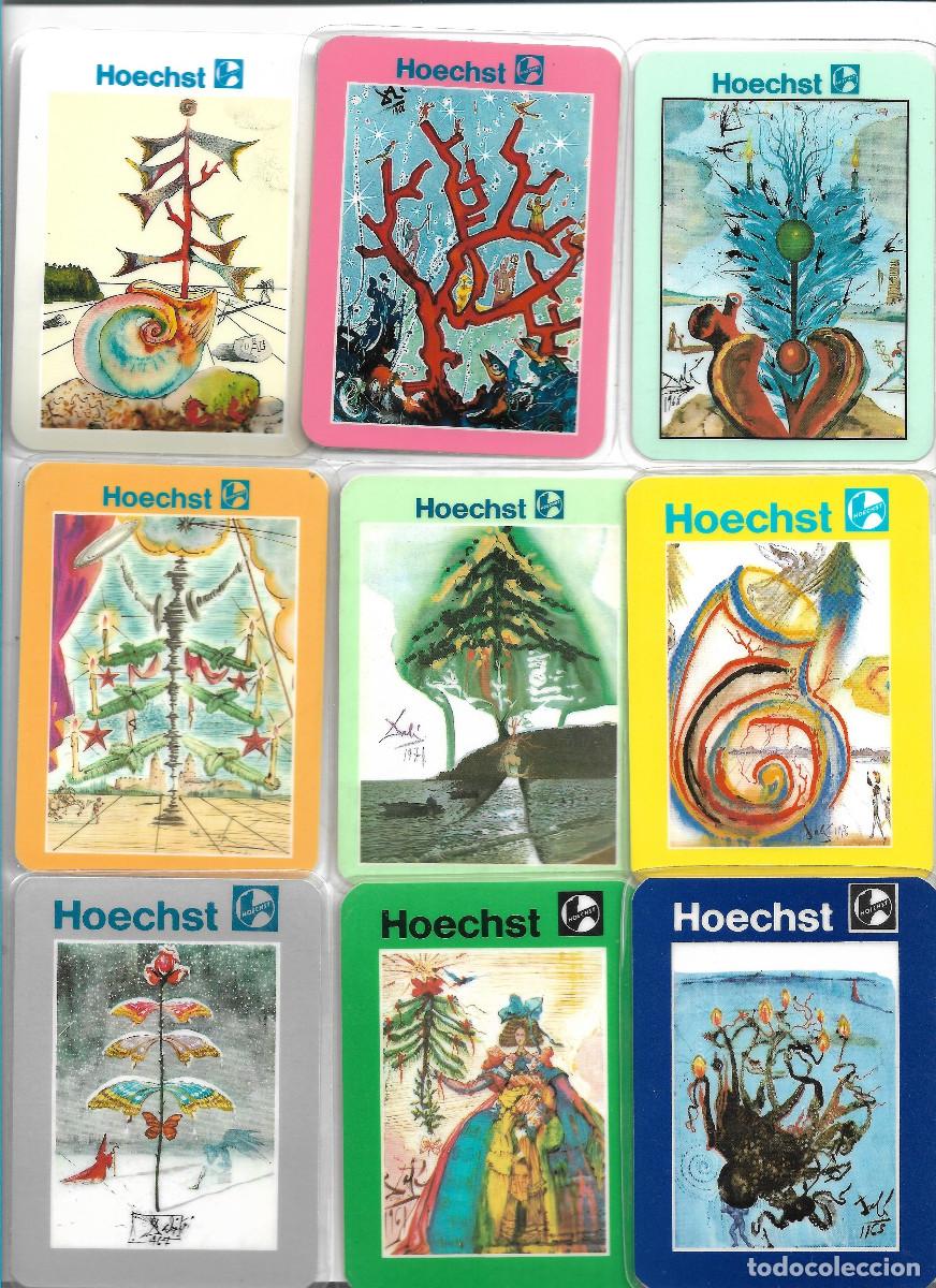 Coleccionismo calendarios: LOTE DE 23 CALENDARIOS HOECHST, ENTRE A&Ntilde;OS 1963 A 1996, CON ILUSTRACIONES DE DALI. LEER DETALLE.