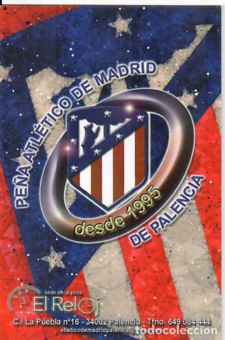 Coleccionismo calendarios: CALENDARIO DE PUBLICIDAD F&Uacute;TBOL - A&Ntilde;O 2025 - PE&Ntilde;A ATL&Eacute;TICO DE MADRID DE PALENCIA