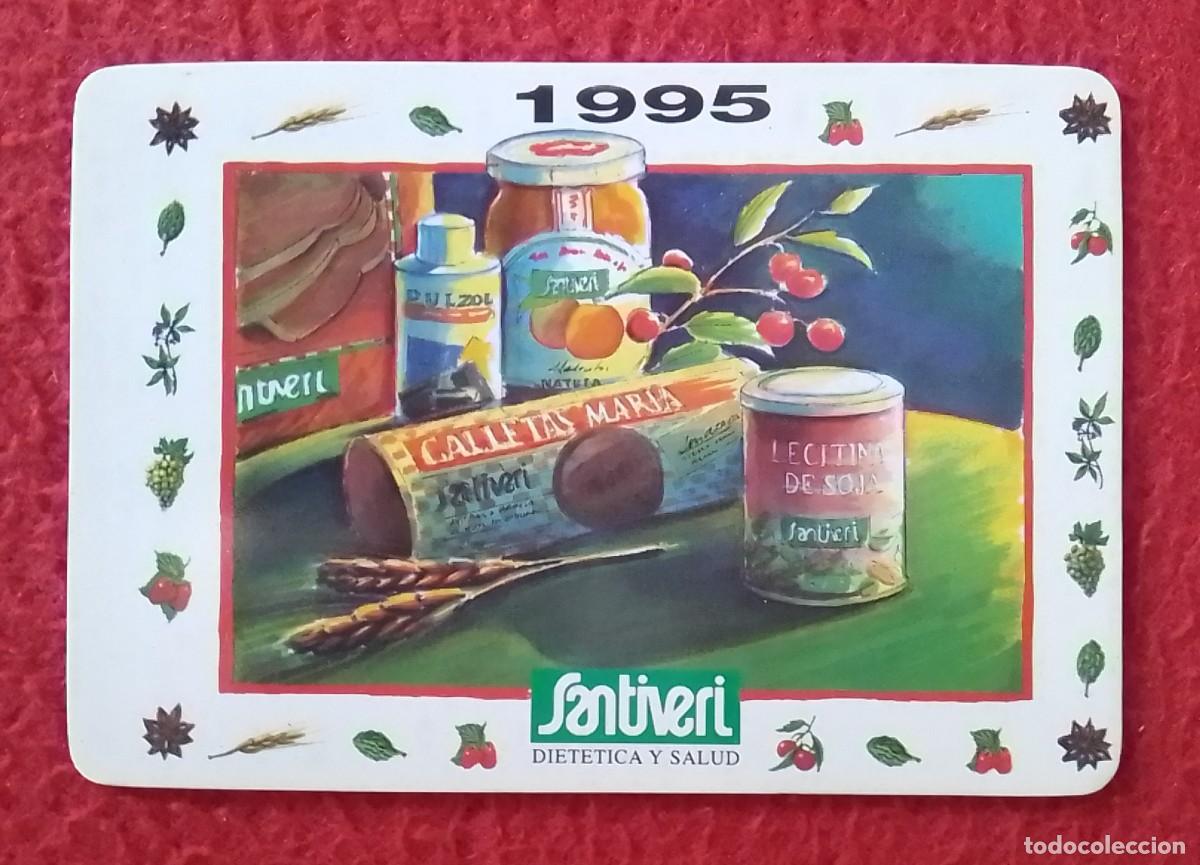 Coleccionismo calendarios: ANTIGUO CALENDARIO DE BOLSILLO CALENDAR 1995 SANTIVERI DIET&Eacute;TICA Y SALUD..GALLETAS LECITINA SOJA ETC