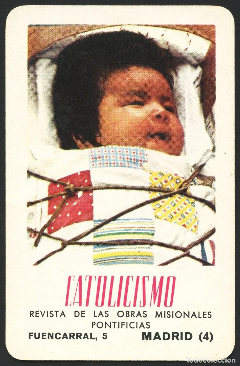 Coleccionismo calendarios: CALENDARIO DE BOLSILLO, REVISTA CATOLICISMO, 1962, H. FOURNIER