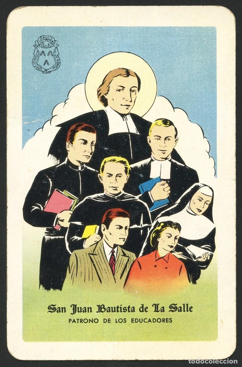 Coleccionismo calendarios: CALENDARIO DE BOLSILLO, JUAN BAUSTISTA DE LA SALLE, 1957, H. FOURNIER