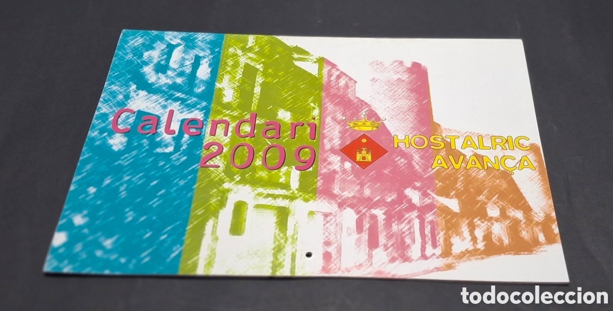 Coleccionismo calendarios: CSLENDARIO HOSTALRIC AVAN&Ccedil;A 2009
