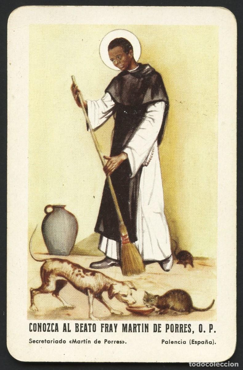 Coleccionismo calendarios: CALENDARIO DE BOLSILLO, FRAY MART&Iacute;N DE PORRES, 1959, H. FOURNIER