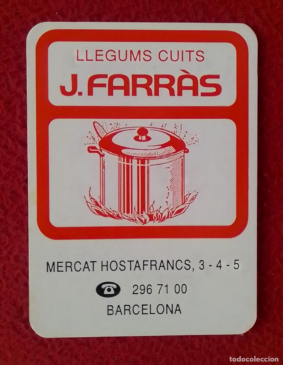 Coleccionismo calendarios: CALENDARIO DE BOLSILLO 1995 LLEGUMS CUITS LEGUMBRES COCIDAS..J. FARR&Agrave;S MERCAT HOSTAFRANCS BARCELONA.