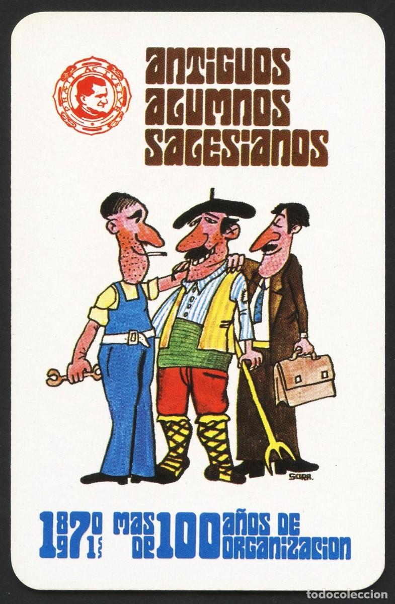 Collezionismo Calendari: CALENDARIO DE BOLSILLO, ANTIGUOS ALUMNOS SALESIANOS, 1965, H. FOURNIER