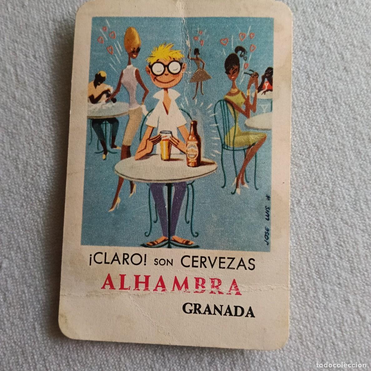 Coleccionismo calendarios: CALENDARIO CERVEZAS ALHAMBRA 1962