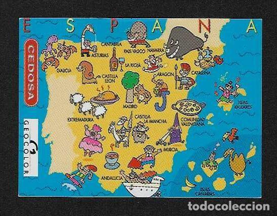 Coleccionismo calendarios: CALENDARIO BOLSILLO A&Ntilde;O 2016 MAPA DE ESPA&Ntilde;A - DIBUJOS - ESCUDO DE ORO -BARCELONA - VER FOTO REVERSO