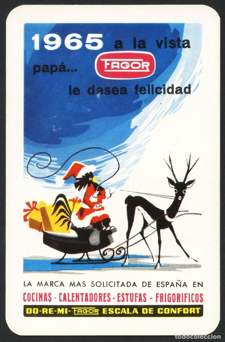 Coleccionismo calendarios: CALENDARIO DE BOLSILLO, FAGOR, 1965, H. FOURNIER