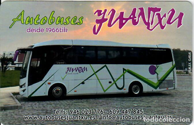 Coleccionismo calendarios: CALENDARIO DE PUBLICIDAD - 2025 - AUTOBUSES JUANTXU