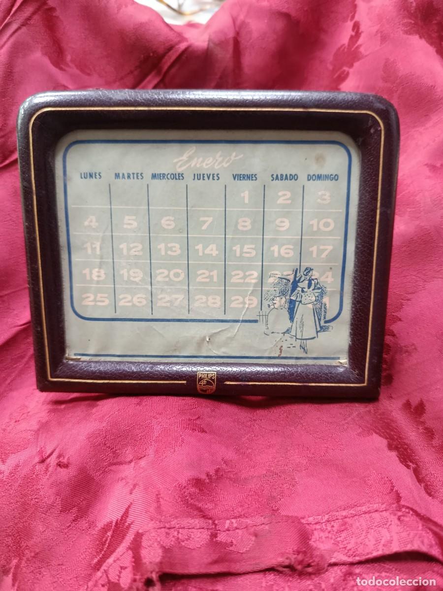Coleccionismo calendarios: Calendario a&ntilde;os 50 Philips. - Foto 2