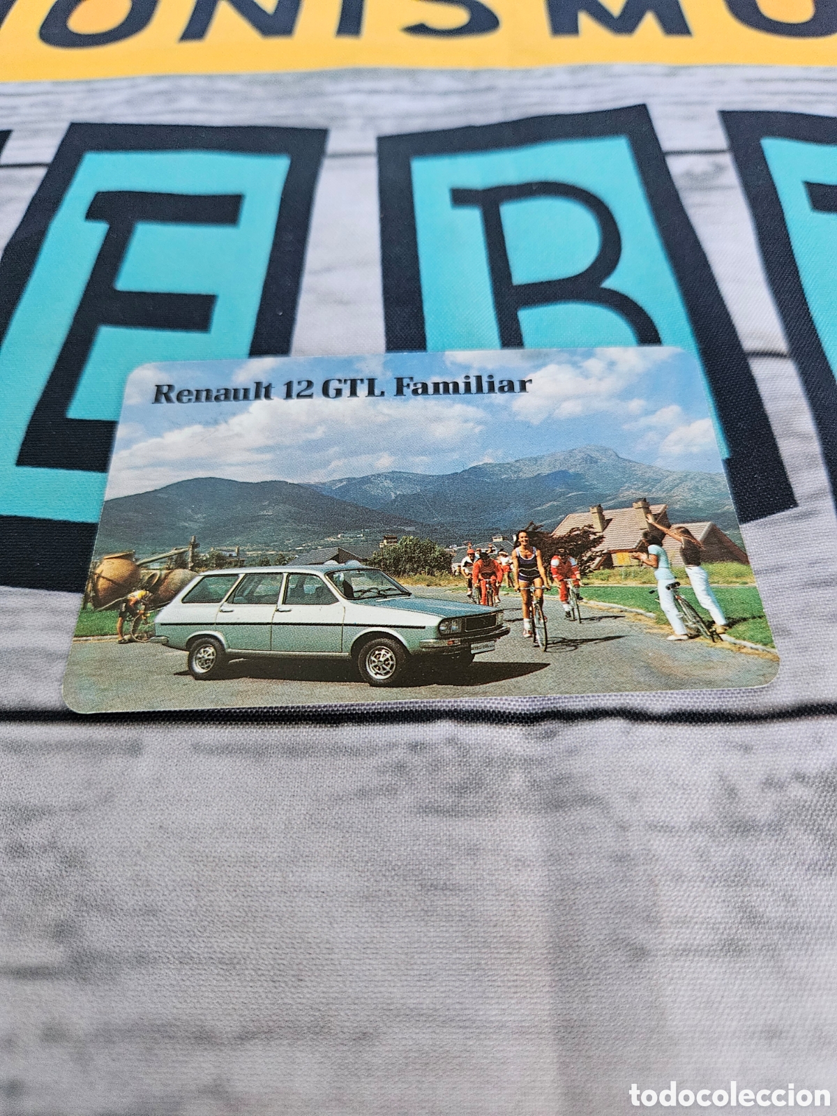 Colecionismo Calend&aacute;rios: CALENDARIO PUBLICIDAD COCHE RENAULT 12 GTL FAMILIAR. FOURNIER. 1981