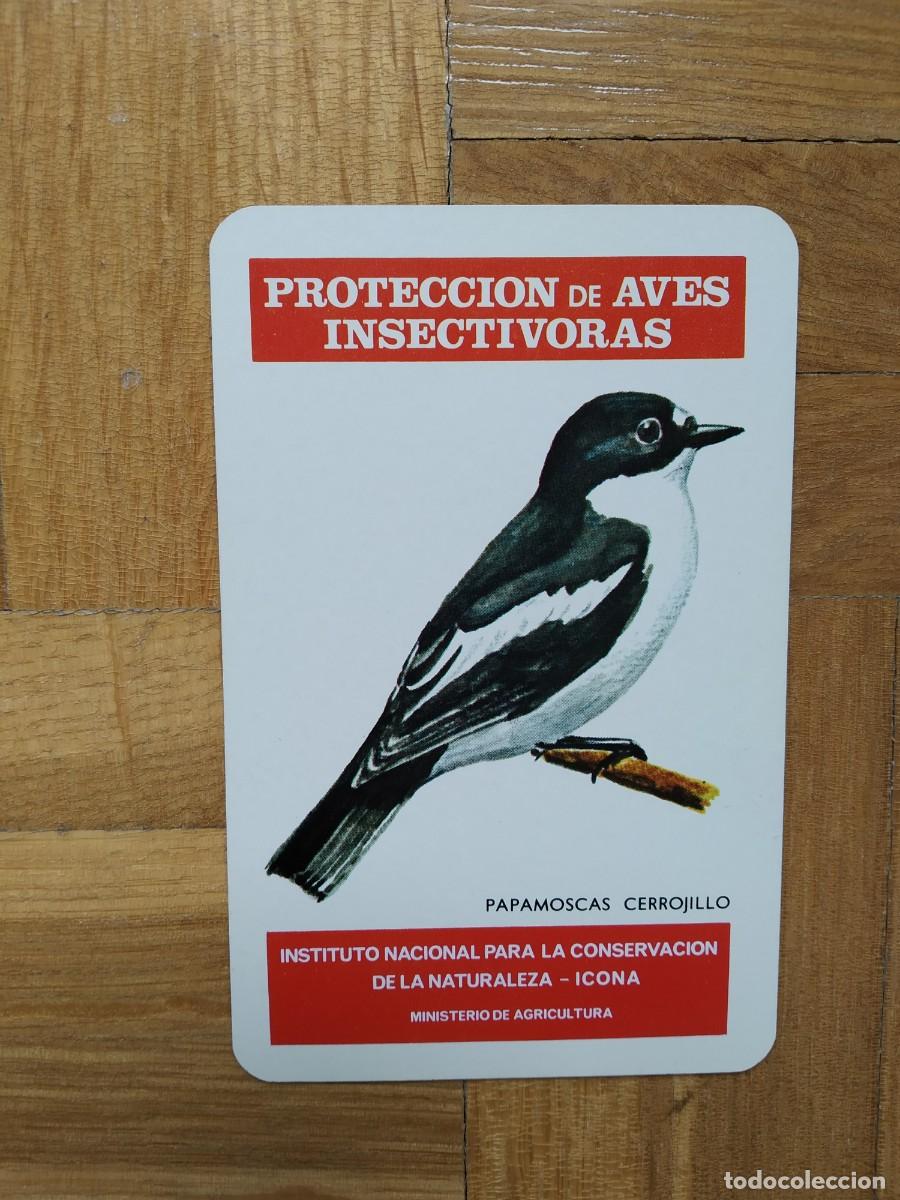 Collectionnisme Calendriers: CALENDARIO FOURNIER ICONA PROTECCION DE AVES INSECTIVORAS PAPAMOSCAS CERROJILLO A&Ntilde;O 1976 COMO NUEVO