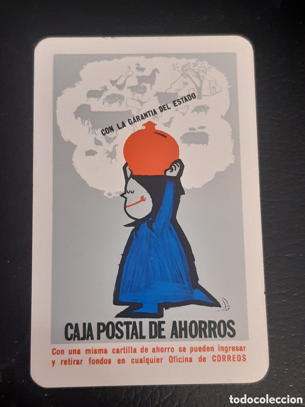 Coleccionismo calendarios: Calendario fournier Caja Postal 1967