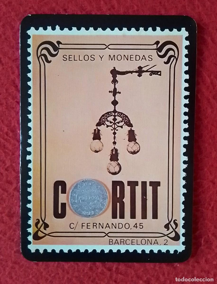 Coleccionismo calendarios: ANTIGUO CALENDARIO DE BOLSILLO CALENDAR 1981 JOSE MAR&Iacute;A M&ordf; CORTIT BARCELONA SELLOS Y MONEDAS...