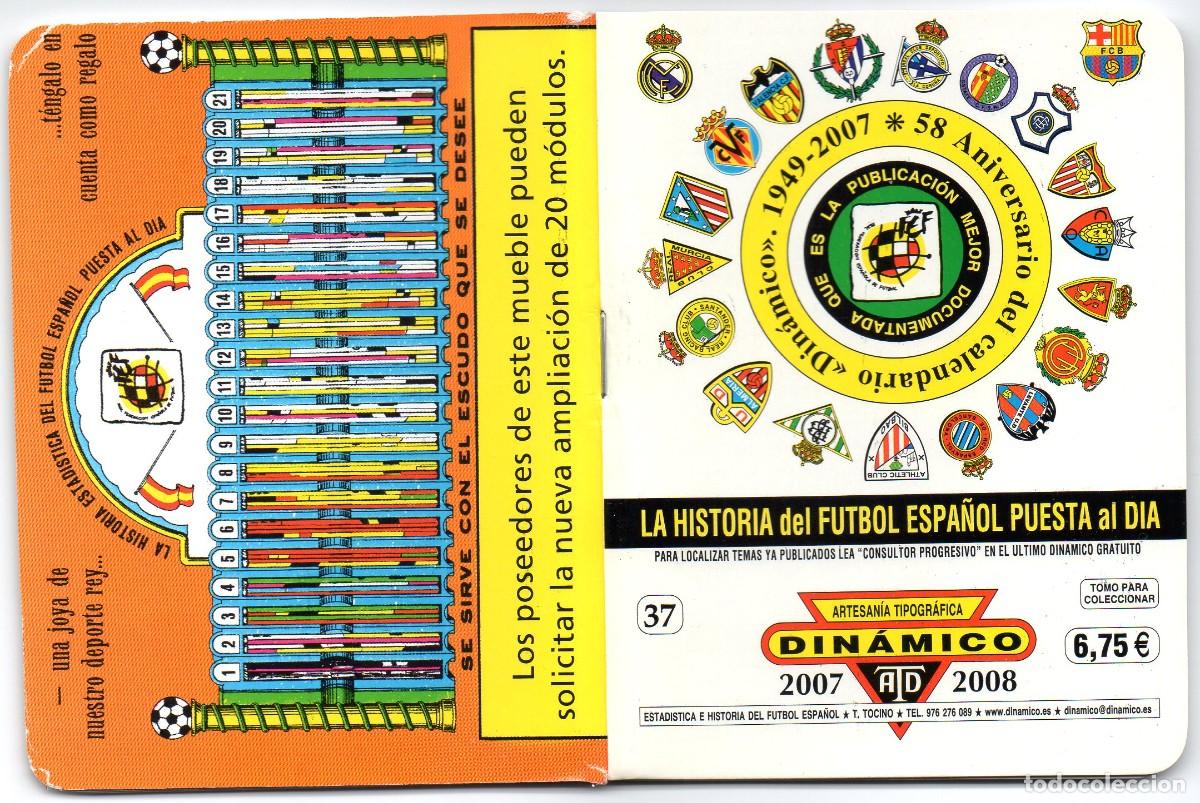 Coleccionismo calendarios: Calendario Dinamico de Futbol - Historia del futbol Espa&ntilde;ol puesta al dia 2007/2008