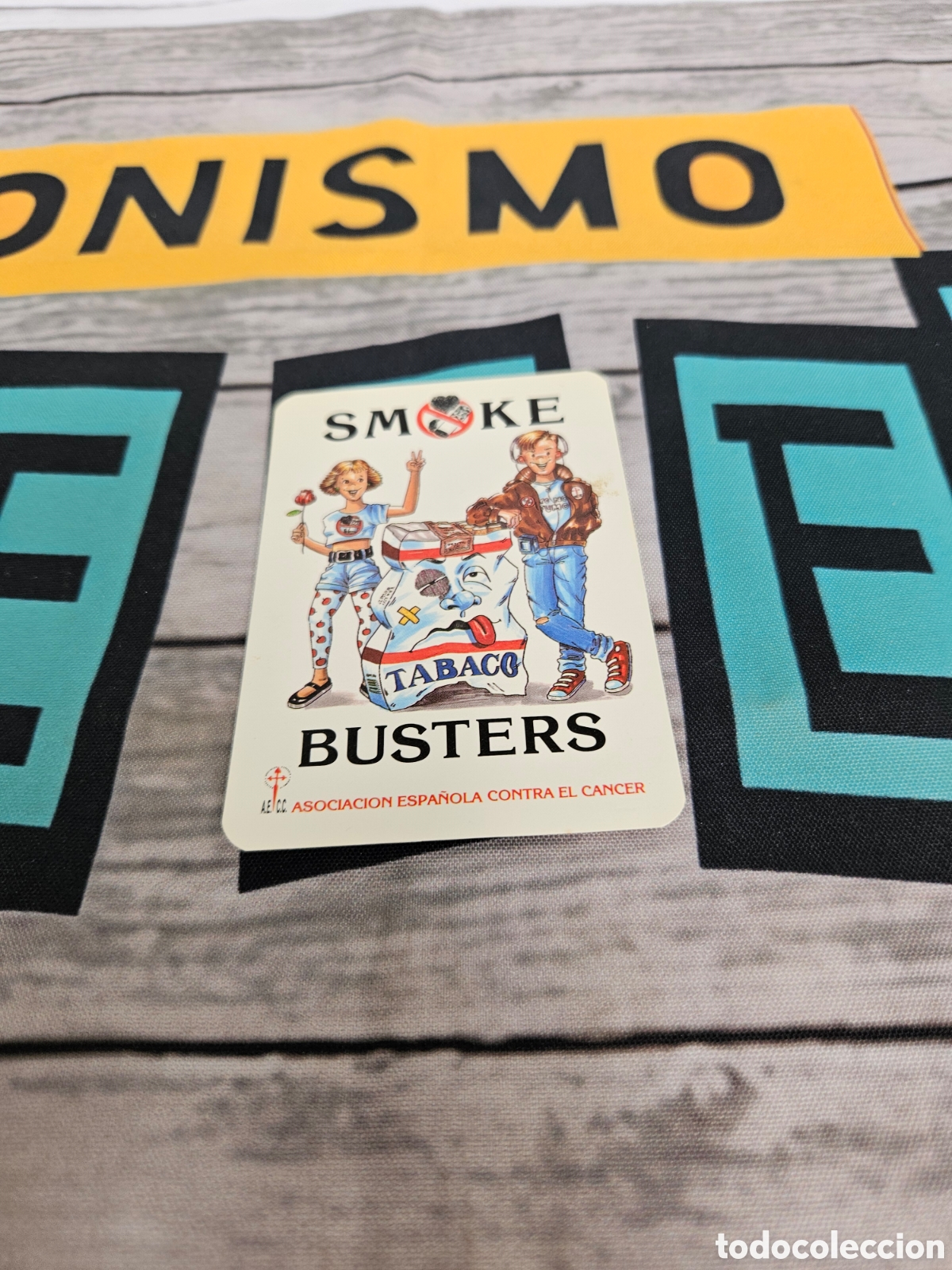 Collectables Calendars: CALENDARIO ASOCIACION ESPA&Ntilde;OLA CONTRA EL CANCER. SMOKE BUSTERS TABACO. 1992
