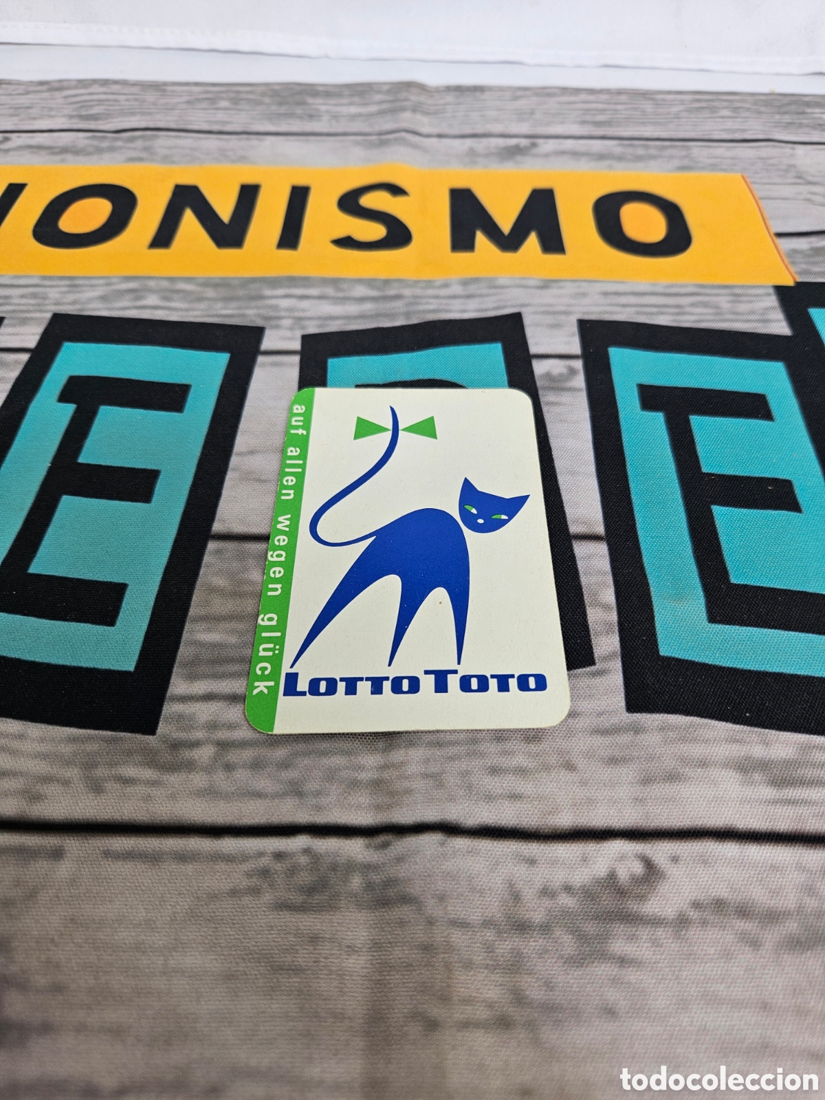 Sammeln von Kalendern: CALENDARIO PUBLICIDAD GATO LOTTO TOTO. 1964