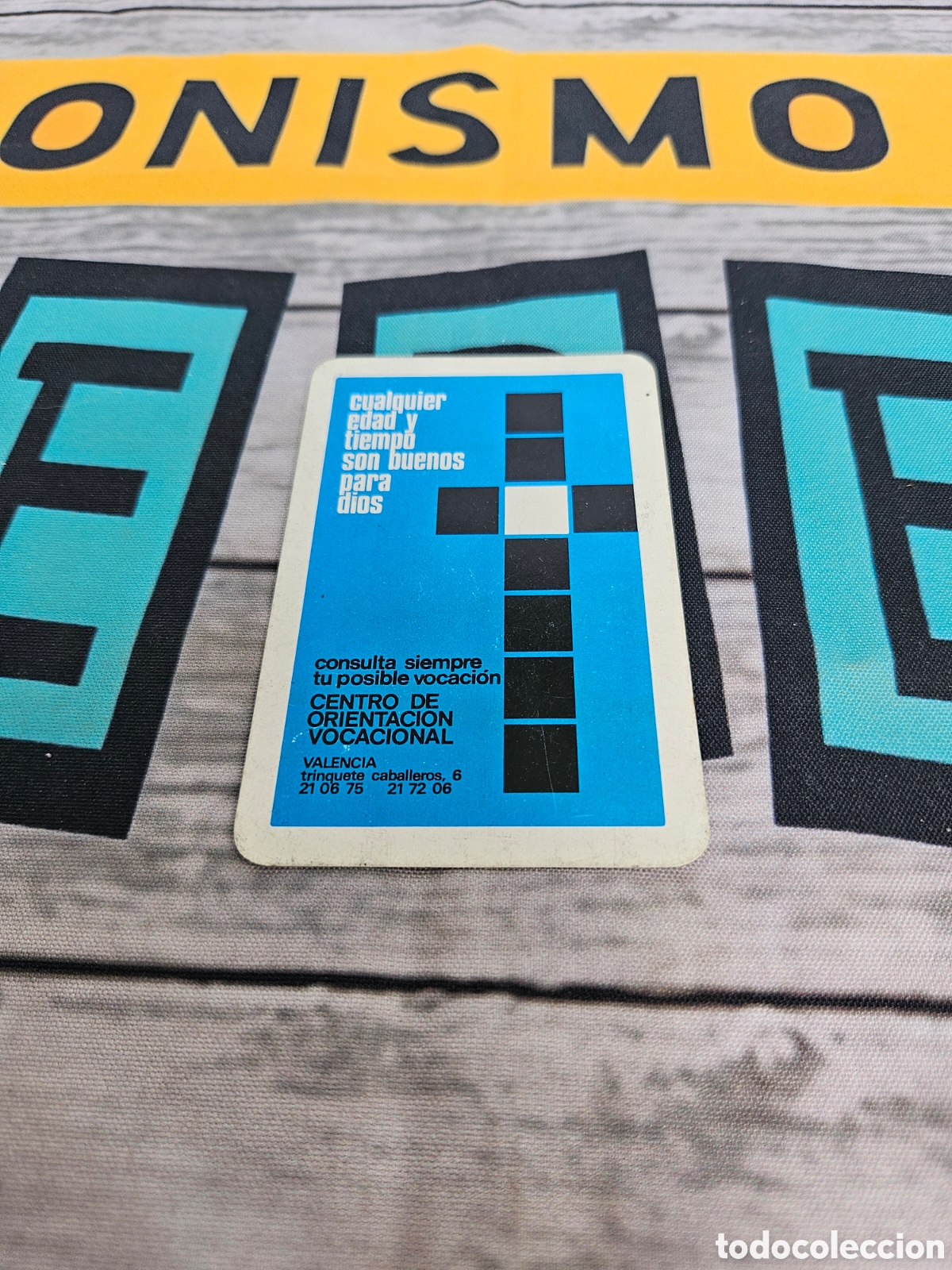 Collectables Calendars: CALENDARIO RELIGIOSO. CENTRO DE ORIENTACION VOCACIONAL. FOURNIER. 1968