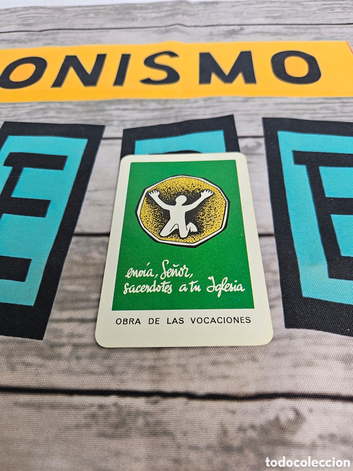 Collectables Calendars: CALENDARIO RELIGIOSO. SE&Ntilde;OR CACERDOTES IGLESIA. OBRA DE LAS VOCACIONES. 1971