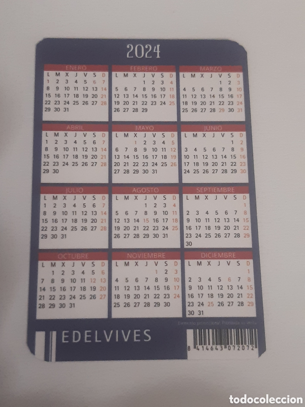 Coleccionismo calendarios: Calendario Edelvives 2024 - Foto 2