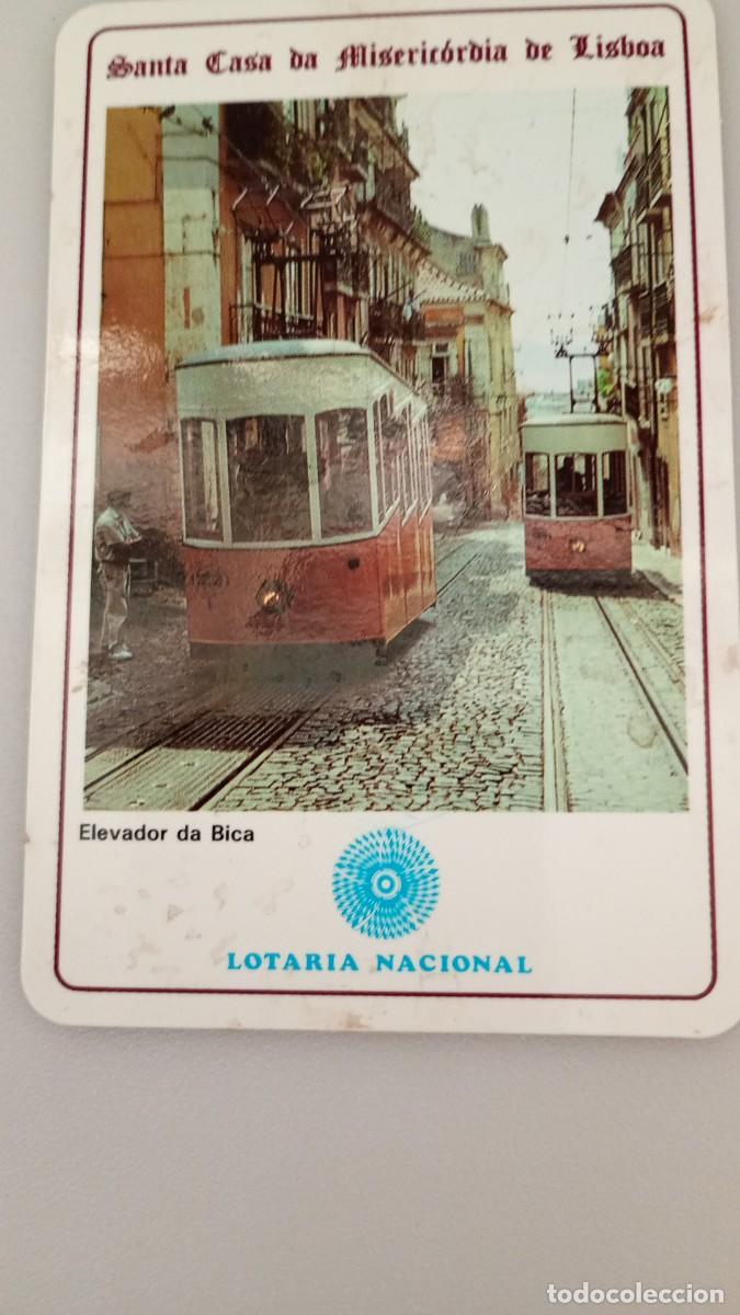 Coleccionismo calendarios: Calendario Portugal 1992 Loteria Nacional ELEVADOR DA BICA