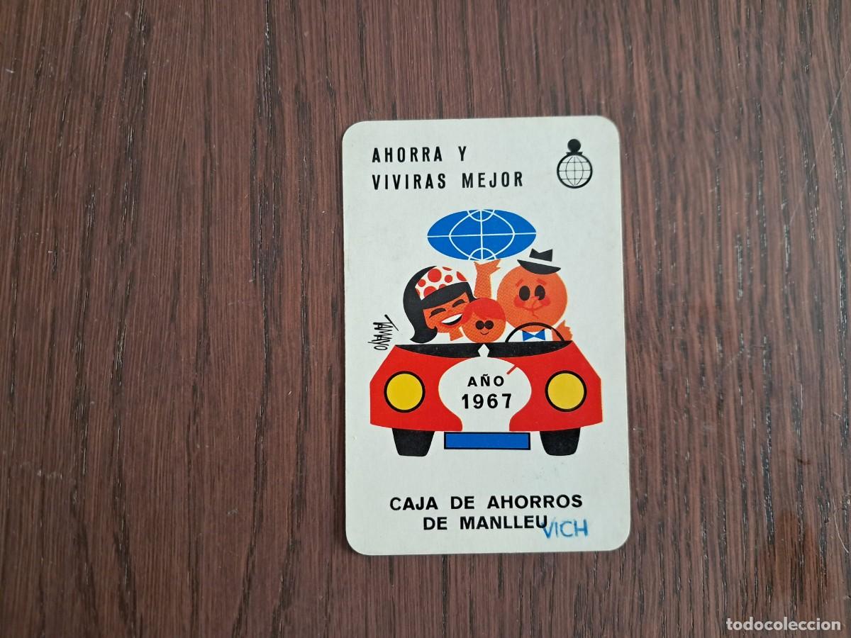 Coleccionismo calendarios: calendario H. Fournier, caja de ahorros de Manlleu, Vich, a&ntilde;o 1967.