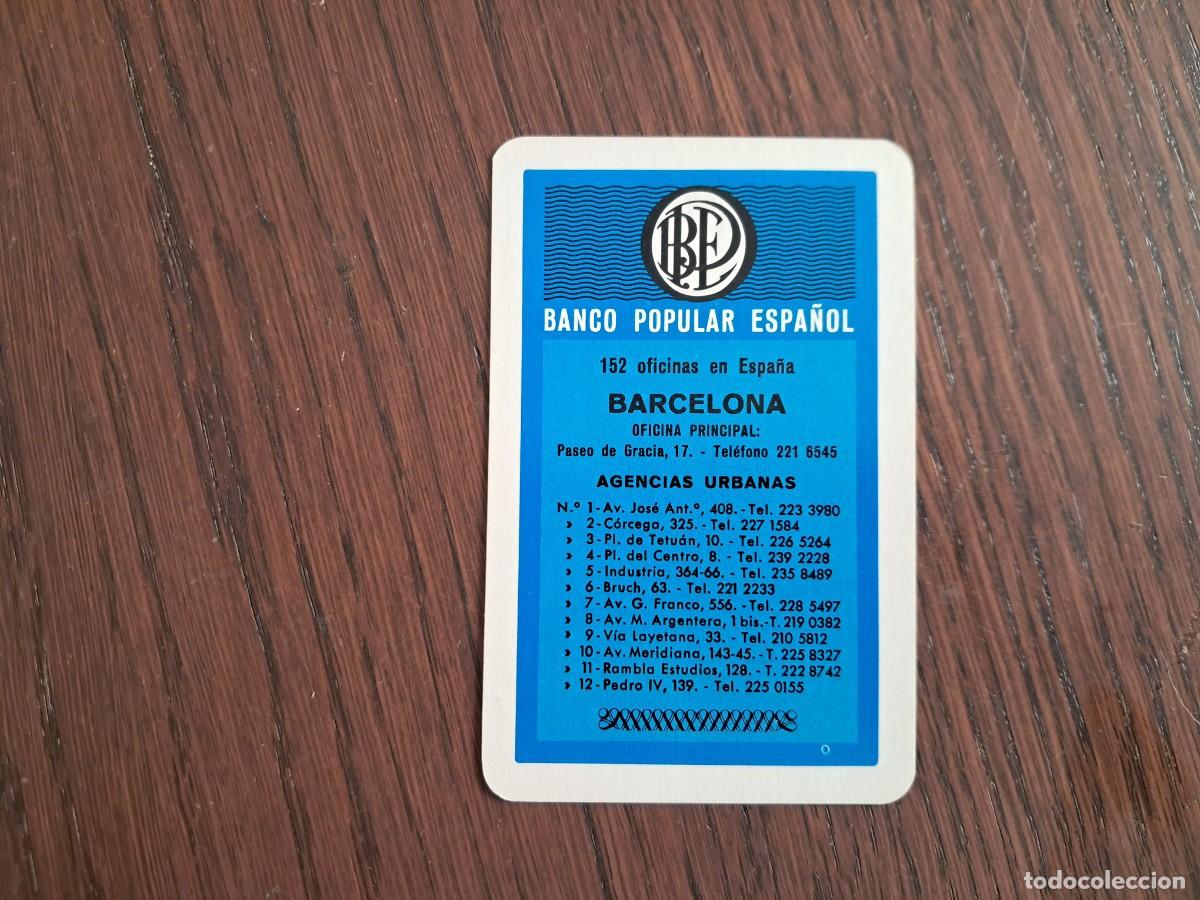 Coleccionismo calendarios: calendario H. Fournier, banco popular espa&ntilde;ol, Barcelona, a&ntilde;o 1967.