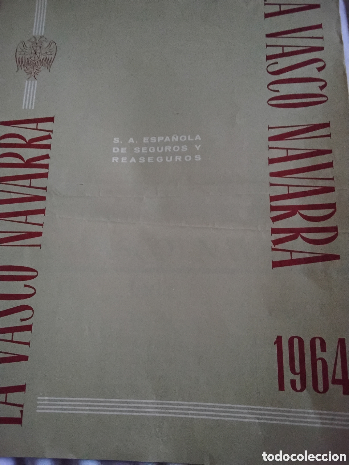 Coleccionismo calendarios: CALENDARIO DE PARED LA VASCO NAVARRA 1964. FOURNIER