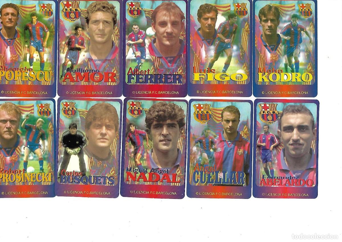 Coleccionismo calendarios: Calendarios F.C. BARCELONA a&ntilde;o 1996