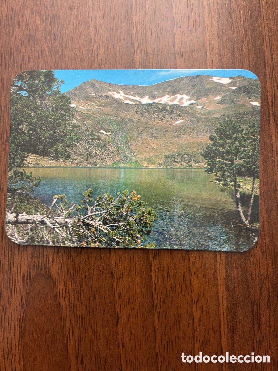 Coleccionismo calendarios: Calendario de bolsillo 1985 - Taxi Tom&aacute;s P&eacute;rez Rodrigo (Salamanca / Zamora) - Lago de Monta&ntilde;a