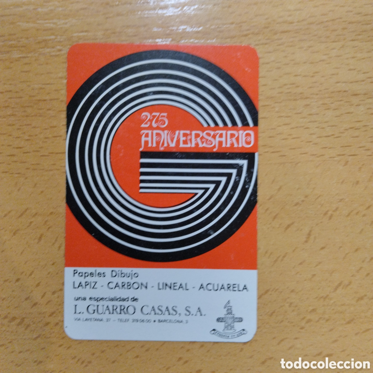 Coleccionismo calendarios: CALENDARIO DE BOLSILLO H FOURNIER L GUARRO CASAS 1973