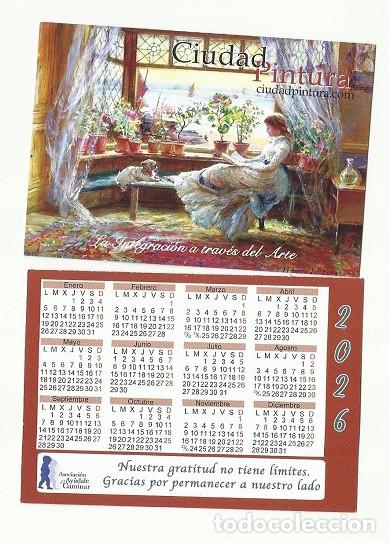Coleccionismo calendarios: calendario bolsillo pintura 2026