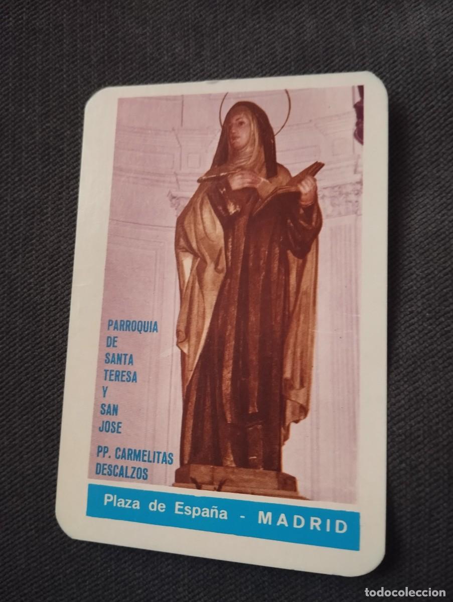 Coleccionismo calendarios: CALENDARIO PUBLICIDAD PARROQUIA SANTA TERESA DEL A&Ntilde;O- 1970 -EL DE LA FOTOS VER TODOS MIS CALENDARIOS