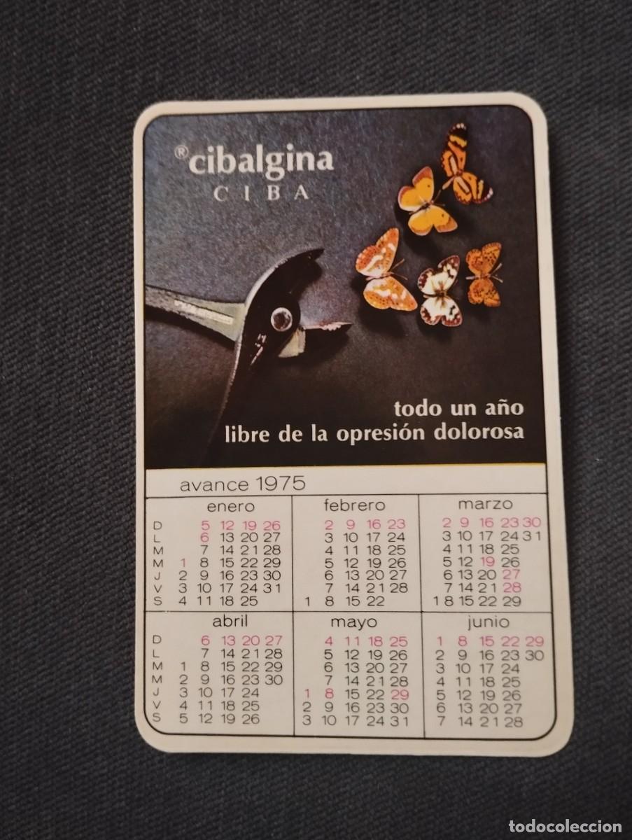 Coleccionismo calendarios: CALENDARIO PUBLICIDAD CIBALGINA DEL A&Ntilde;O- 1974 -EL DE LA FOTOS VER TODOS MIS CALENDARIOS