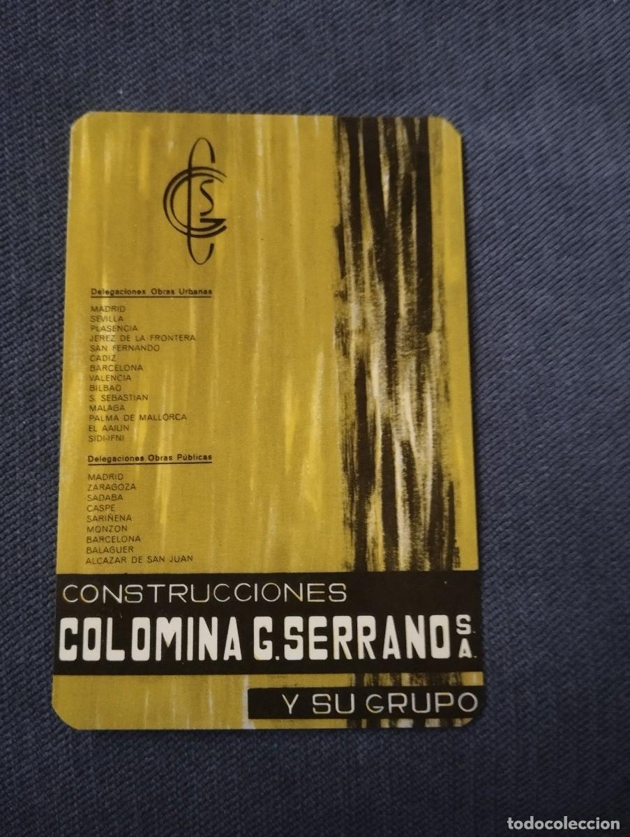 Coleccionismo calendarios: CALENDARIO PUBLICIDAD COLOMINA Y SERRANO A&Ntilde;O- 1966 -EL DE LA FOTOS VER TODOS MIS CALENDARIOS