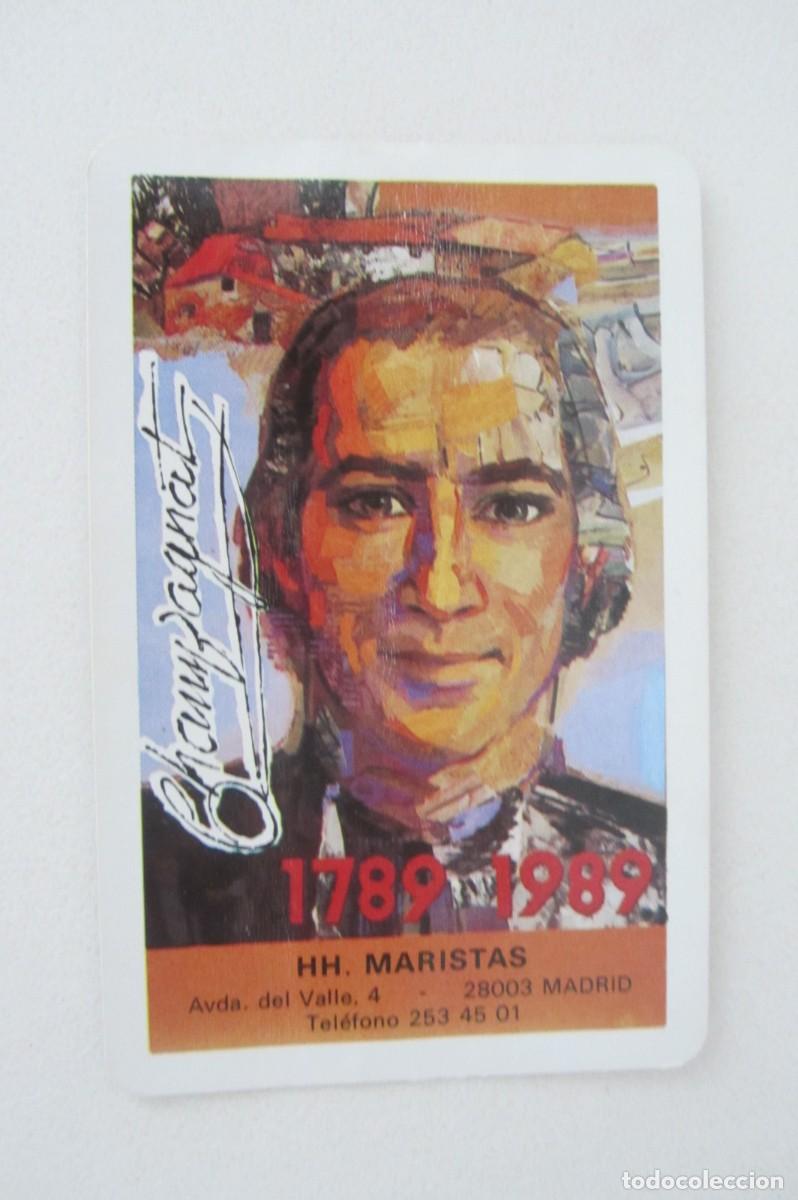 Coleccionismo calendarios: Calendario HH. Maristas 1989-1990