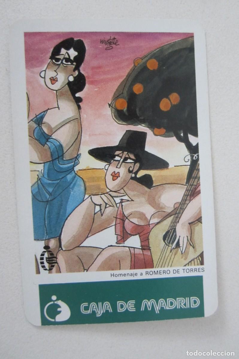 Coleccionismo calendarios: Calendario Fournier Caja de Madrid 1990
