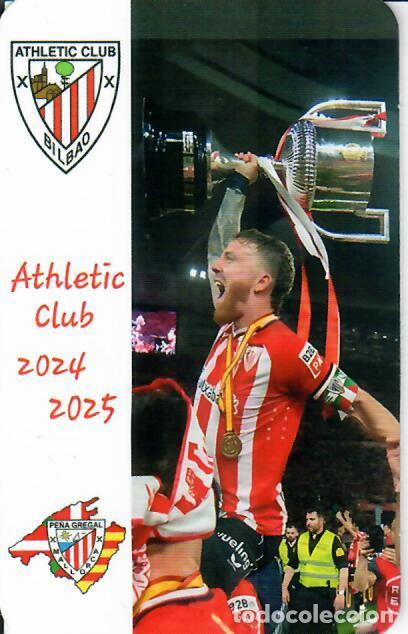 Coleccionismo calendarios: CALENDARIO DE PARTIDOS DE F&Uacute;TBOL - 2024 - 25 - PE&Ntilde;A GREGAL ATHLETIC DE BILBAO