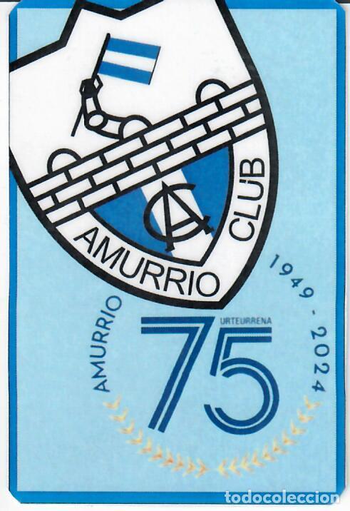 Coleccionismo calendarios: CALENDARIO DE PUBLICIDAD F&Uacute;TBOL - A&Ntilde;O 2024 - AMURRIO CLUB