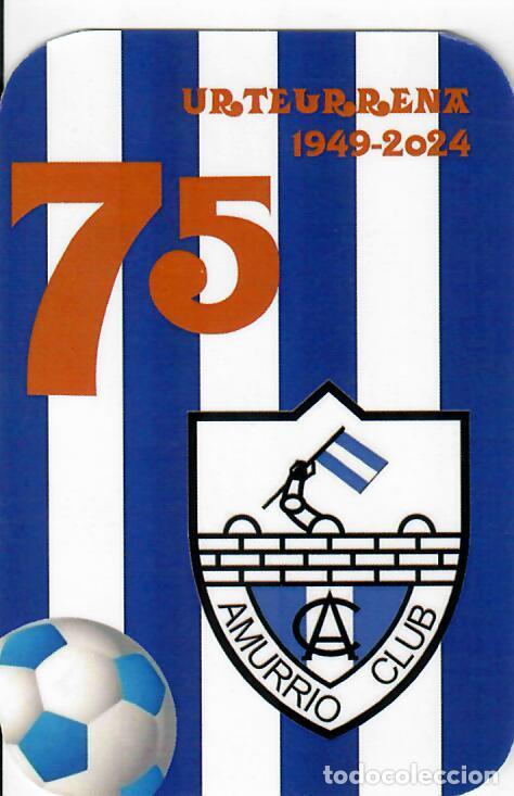 Coleccionismo calendarios: CALENDARIO DE PUBLICIDAD F&Uacute;TBOL - A&Ntilde;O 2024 - AMURRIO CLUB