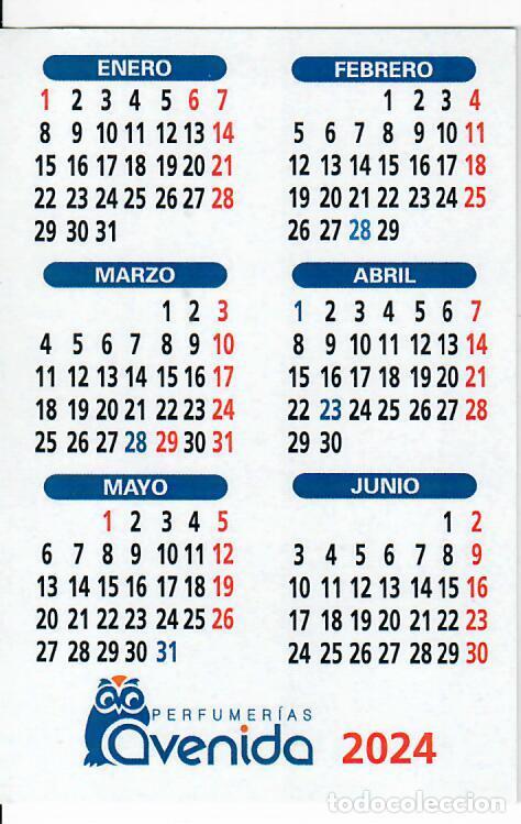 Coleccionismo calendarios: CALENDARIO DE PUBLICIDAD - A&Ntilde;O 2024 - PERFUMER&Iacute;AS AVENIDA