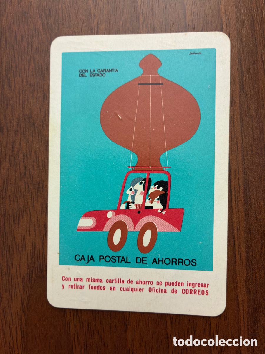 Coleccionismo calendarios: Calendario de bolsillo 1976 - Caja Postal de Ahorros / Correos - Fournier (Con marcas a bol&iacute;grafo)